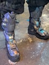  THUtech cyberpunk assault boot shoe and leg armor 