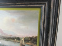 Image 9 of Ardincapel Scotland (detail) by Alexander Nasmyth (b 1758) Vintage Small Art Print, Framed 