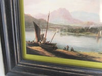 Image 5 of Ardincapel Scotland (detail) by Alexander Nasmyth (b 1758) Vintage Small Art Print, Framed 