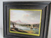 Image 3 of Ardincapel Scotland (detail) by Alexander Nasmyth (b 1758) Vintage Small Art Print, Framed 
