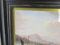 Image 8 of Ardincapel Scotland (detail) by Alexander Nasmyth (b 1758) Vintage Small Art Print, Framed 