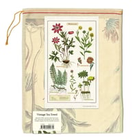 Image 2 of Cavallini & Co. Herbarium Vintage Style Cotton Tea Towel