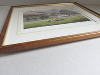 Image 8 of Feeding Time by Donald Crossley, Vintage Small  Art Print, Limited Edition Signed by Artist, Framed 