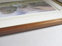 Image 9 of Feeding Time by Donald Crossley, Vintage Small  Art Print, Limited Edition Signed by Artist, Framed 
