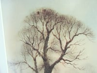 Image 3 of Framed Vintage Alwyn Crawshaw Art Print 'Going Home', Couple Dogs Horse Tree on Country Track 