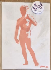 Image 1 of DAVID MAKE ART NOT WAR