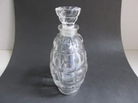 Image 4 of Vintage Vigny Perfume Bottle with Stopper (empty, no label), H 14.4cm max, defects