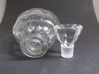 Image 9 of Vintage Vigny Perfume Bottle with Stopper (empty, no label), H 14.4cm max, defects