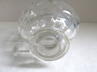 Image 15 of Vintage Vigny Perfume Bottle with Stopper (empty, no label), H 14.4cm max, defects