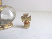 Image 14 of Vintage Miniature Prince Matchabelli Perfume Bottle, Crown with Cross Stopper (empty), H 4.9cm max