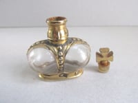 Image 13 of Vintage Miniature Prince Matchabelli Perfume Bottle, Crown with Cross Stopper (empty), H 4.9cm max