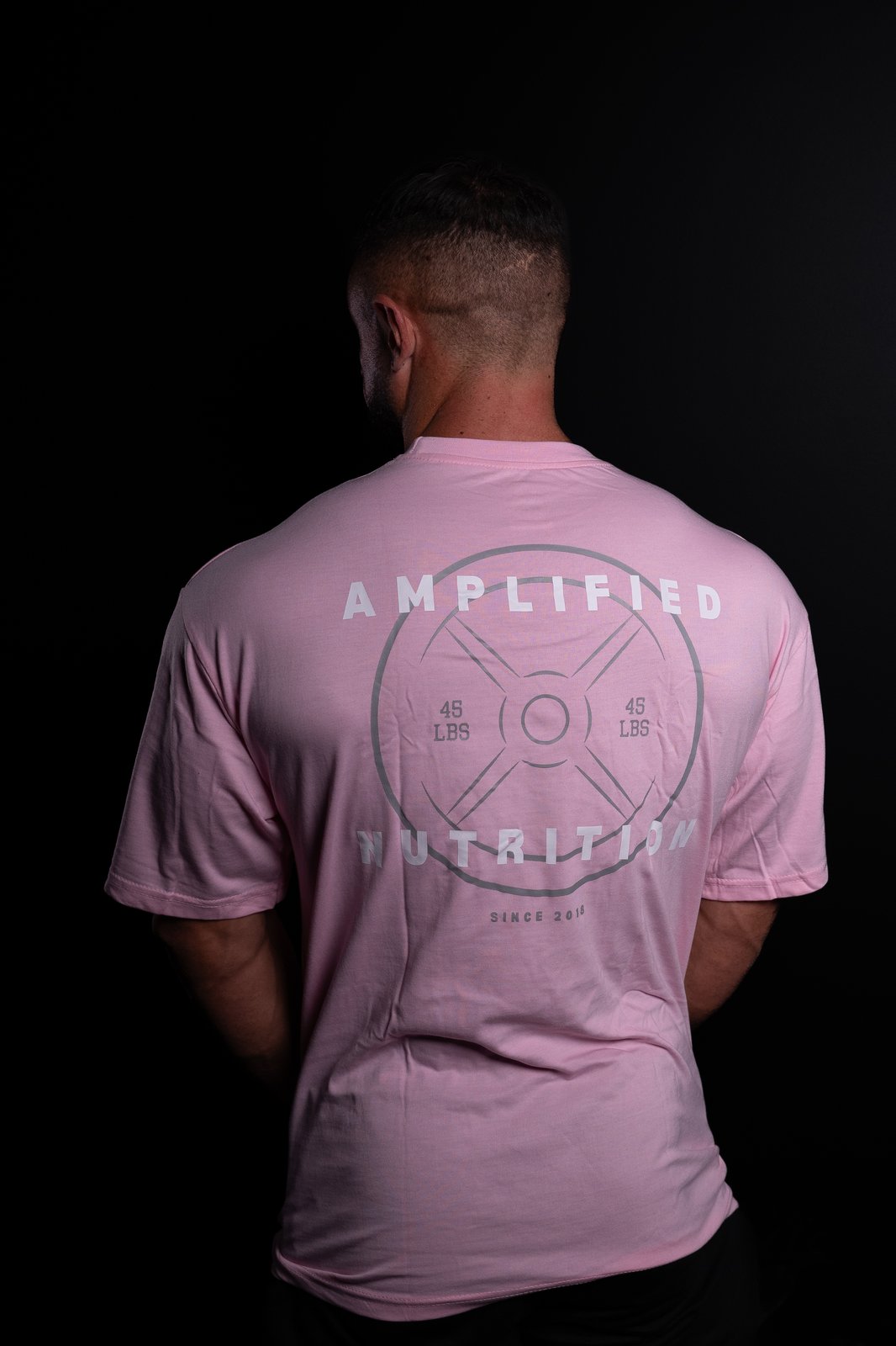 Amplified Oversized Weight Tee – Pink v2