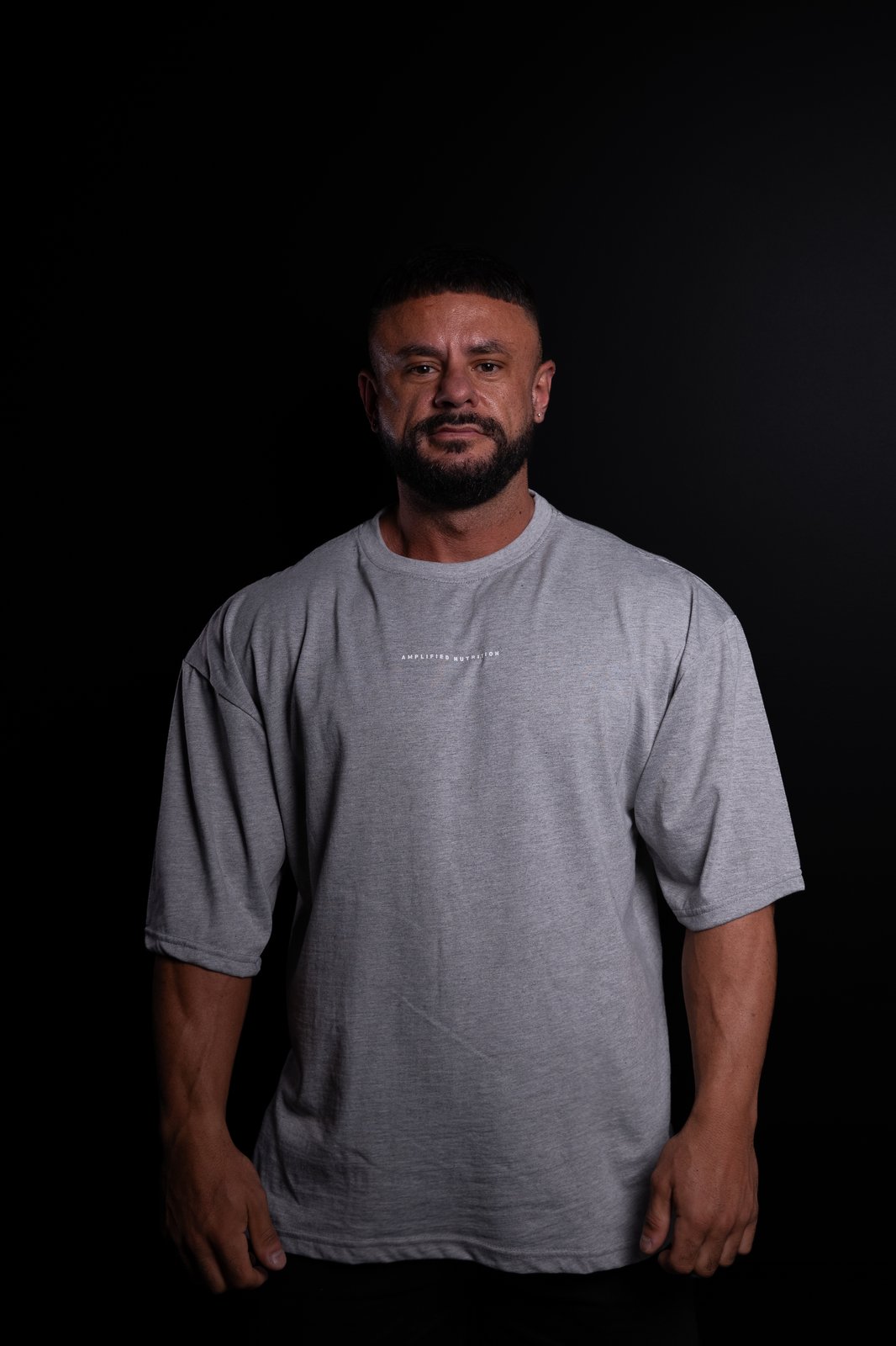 Amplified Oversized Weight Tee – Light Grey v2 1