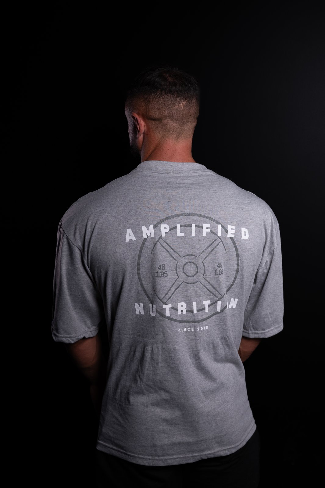 Amplified Oversized Weight Tee – Light Grey v2