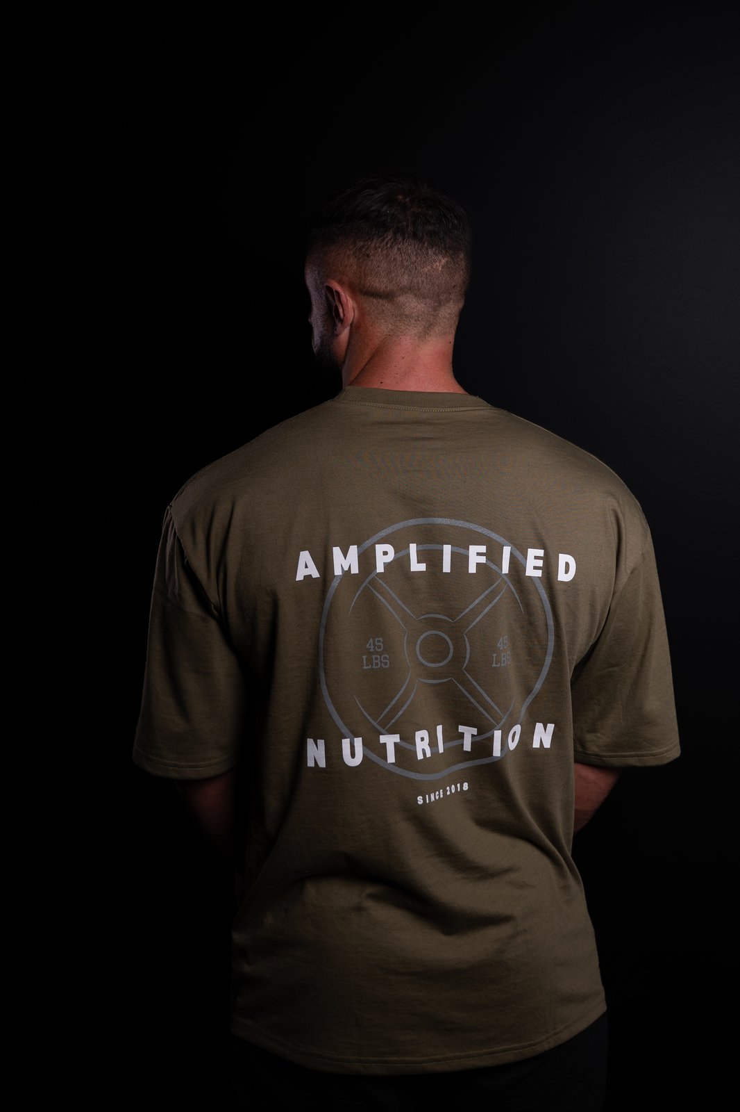 Amplified Oversized Weight Tee – Khaki v2
