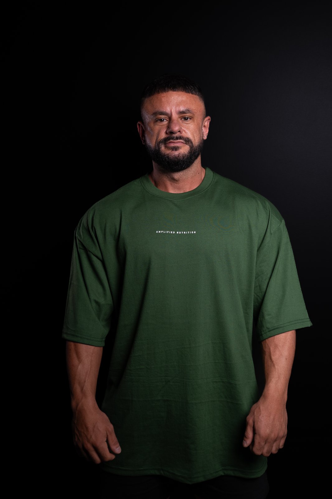 Amplified Oversized Weight Tee – Green