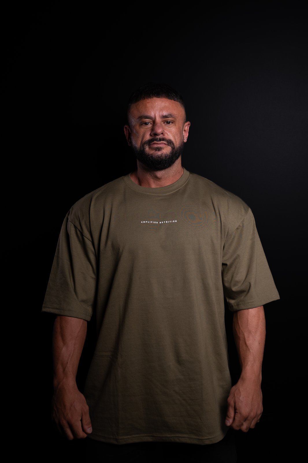Amplified Oversized Weight Tee – Khaki