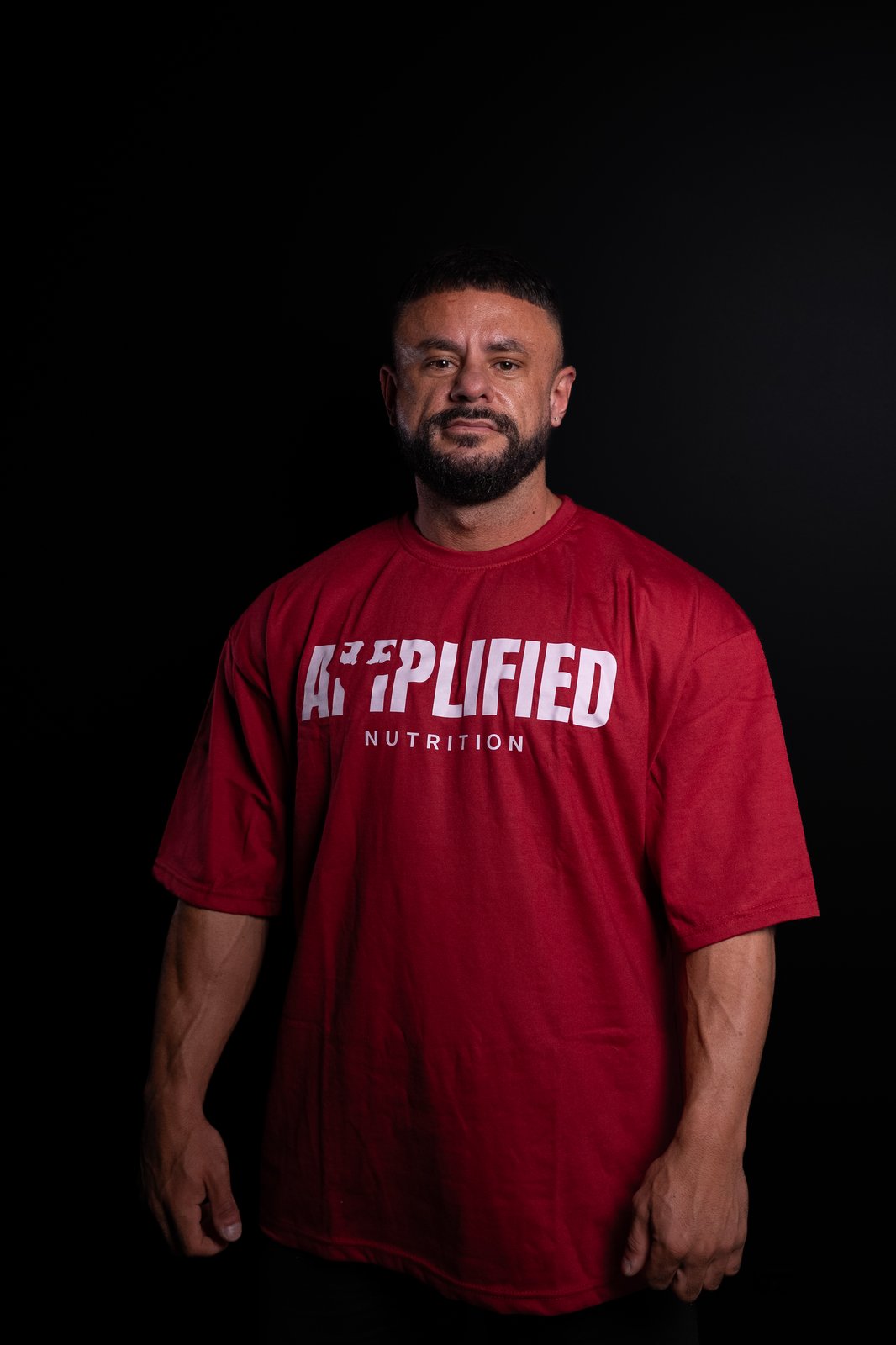 Amplified Double Bicep - Dark Red