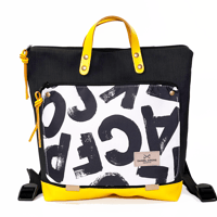 Image 1 of Mochila Book Holder cuadrada DECO letras de Daniel Chong