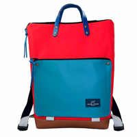 Image 1 of Mochila Book holder Iconic roja y azul naranja