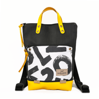 Image 1 of Mochila MINI Book holder Iconic  Bolsillo DECO letras