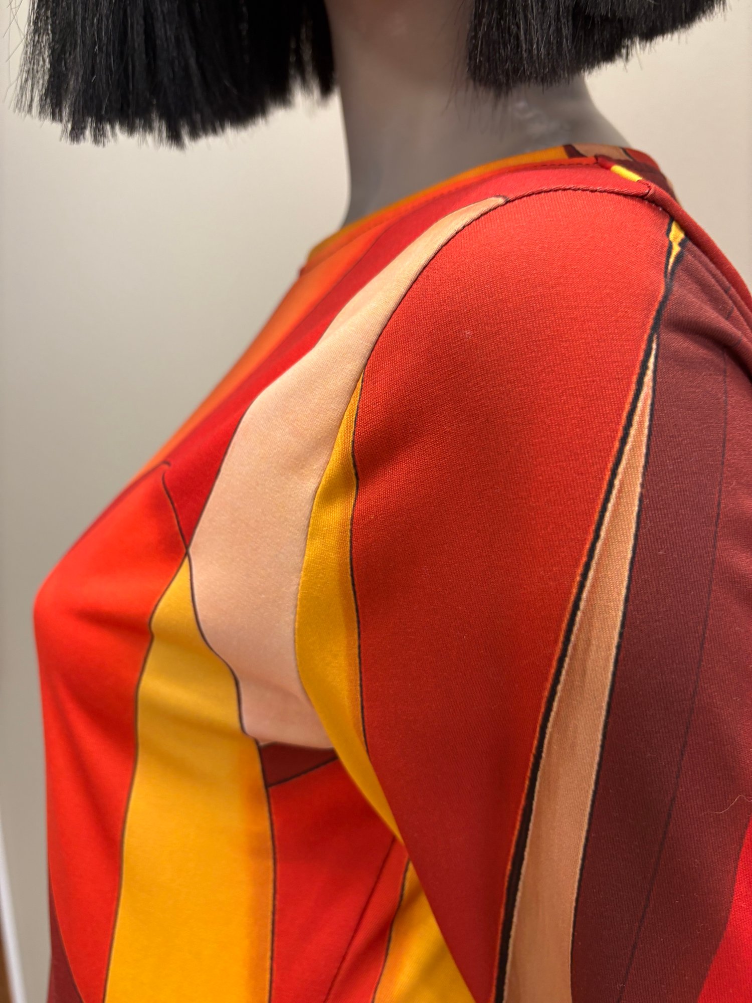 Image of LONG-SLEEVED PRINTED DRESS RE2026-PIXELES 