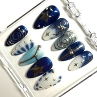 Priklijuojami nagai - Caroline (Vidutinio ilgio)