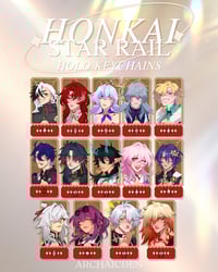 HONKAI STAR RAIL KEYCHAINS