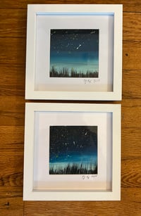 Framed Night Sky Painting (single painting)