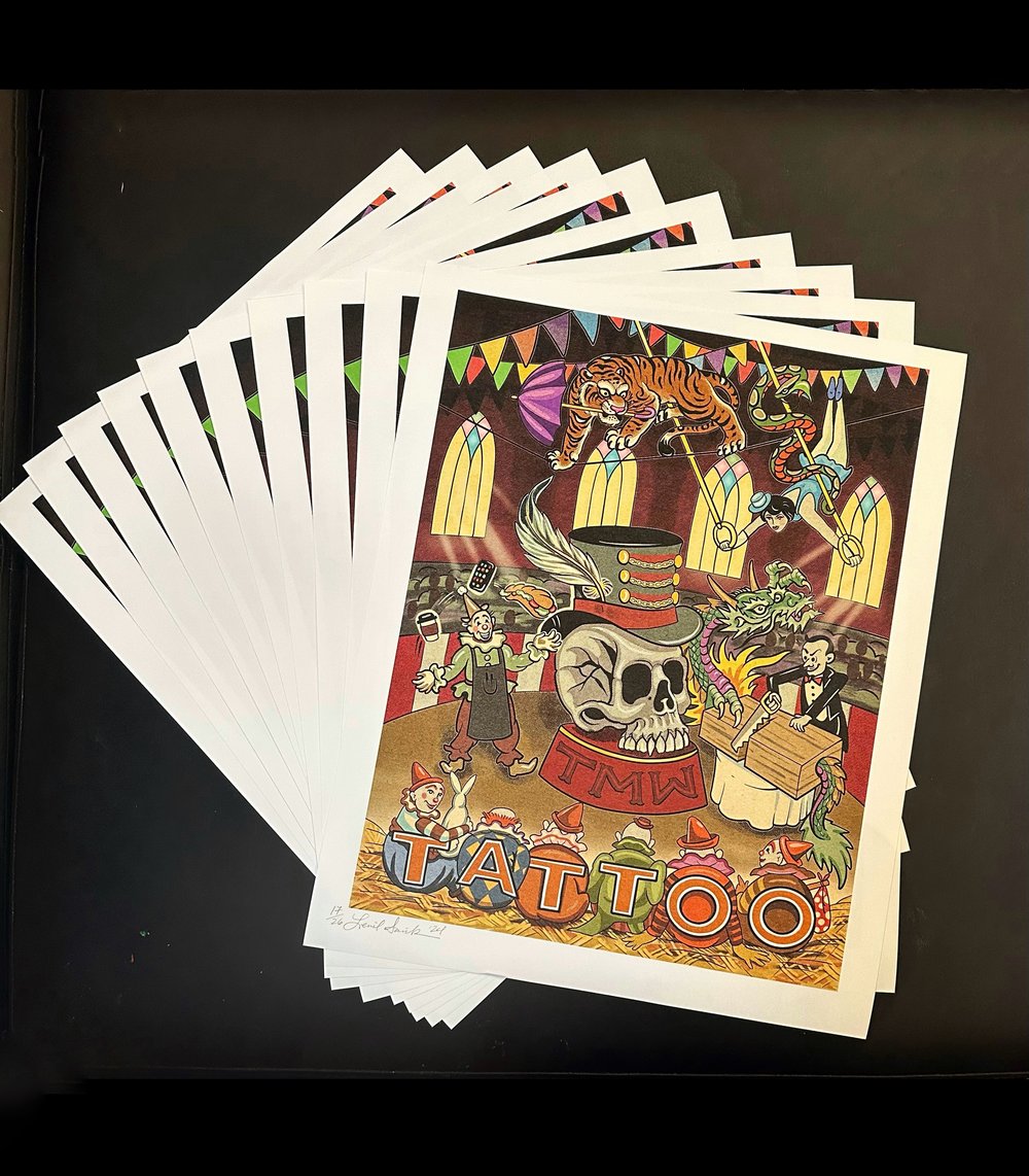 Image of Circus Print - 16” x 20”