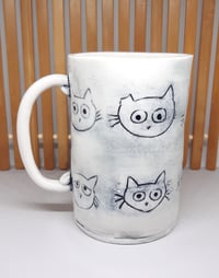 Image 2 of big face cat mug