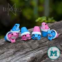 Image 2 of Charity Flowerpot Frogs - Trans Pride