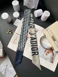 Image 1 of Dior J’Adior Oblique Headband Scarf