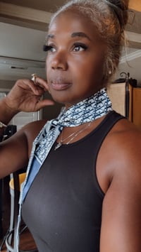 Image 2 of Dior J’Adior Oblique Headband Scarf