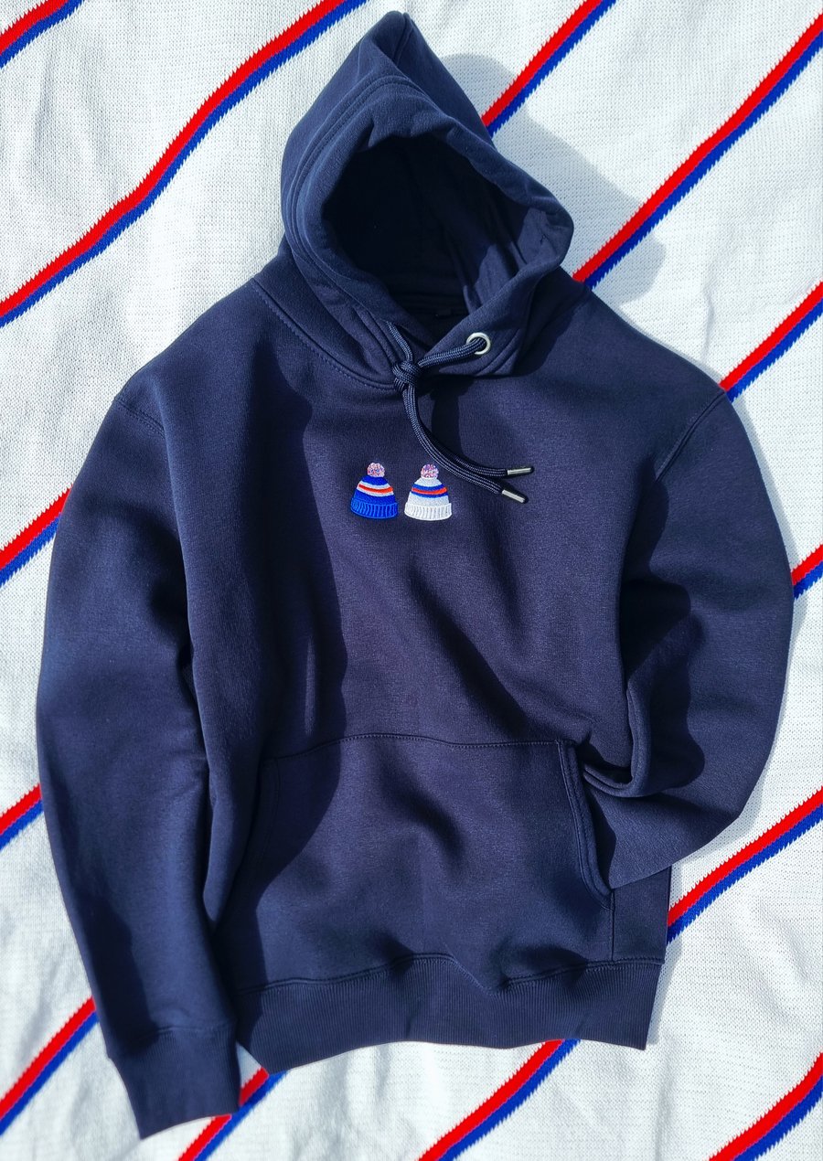 Image of Follow On Hood - Navy