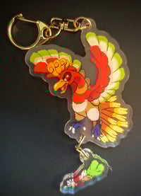 Image 3 of Lugia and Ho-oh Double Sided Connected Charm