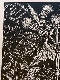 Image 2 of  ‘A Midsummer Daydream’ Ltd ed linocut print