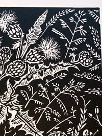 Image 4 of  ‘A Midsummer Daydream’ Ltd ed linocut print
