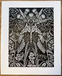 Image 1 of  ‘A Midsummer Daydream’ Ltd ed linocut print