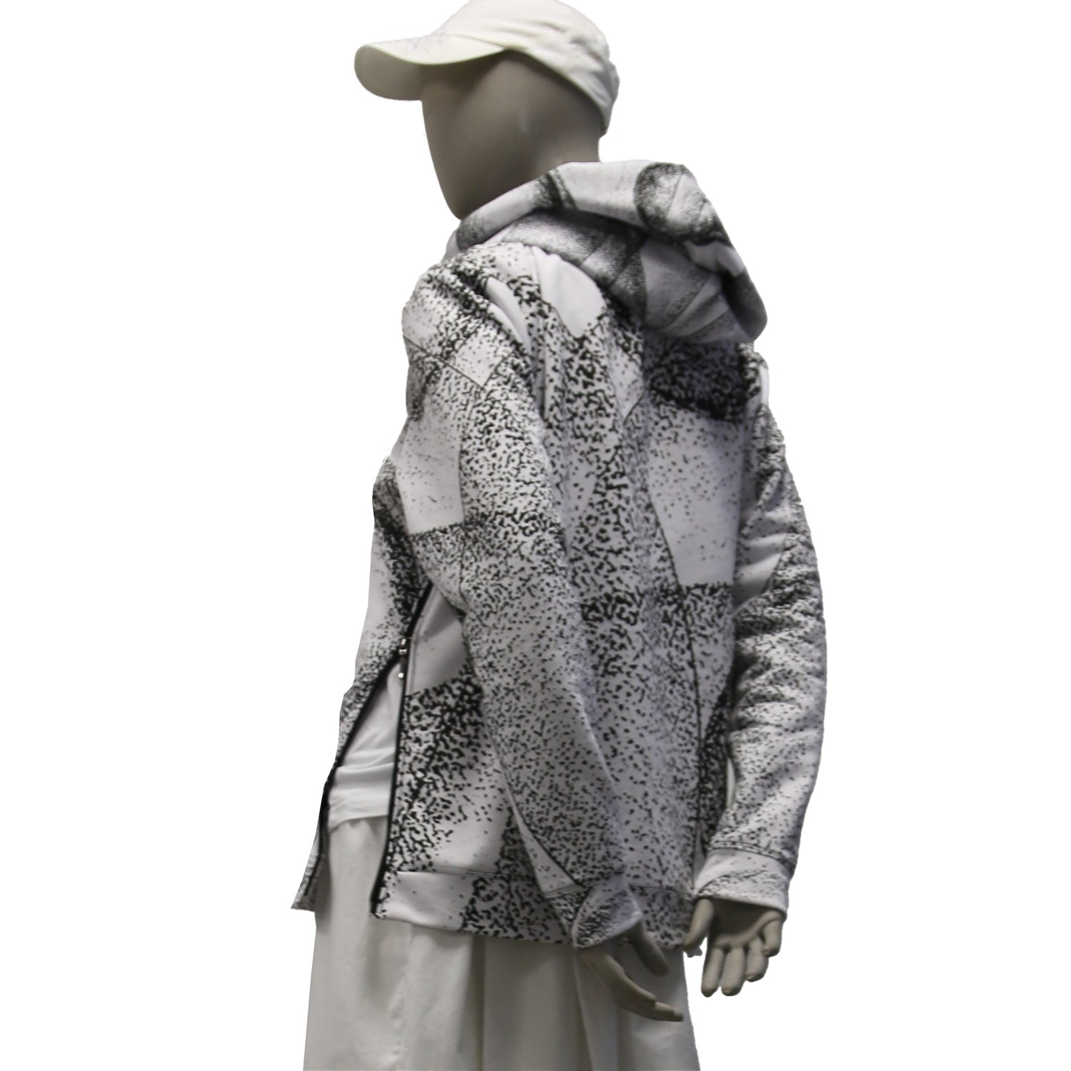 Image of HOODED JACKET WITH A MODULAR DESIGN