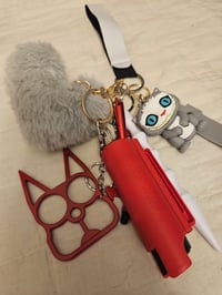 Image 3 of  Cheshire Cat Safety Keychain 