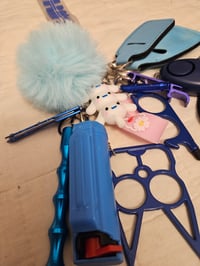 Image 2 of Cinnamoroll Safety Keychain