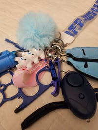 Image 3 of Cinnamoroll Safety Keychain