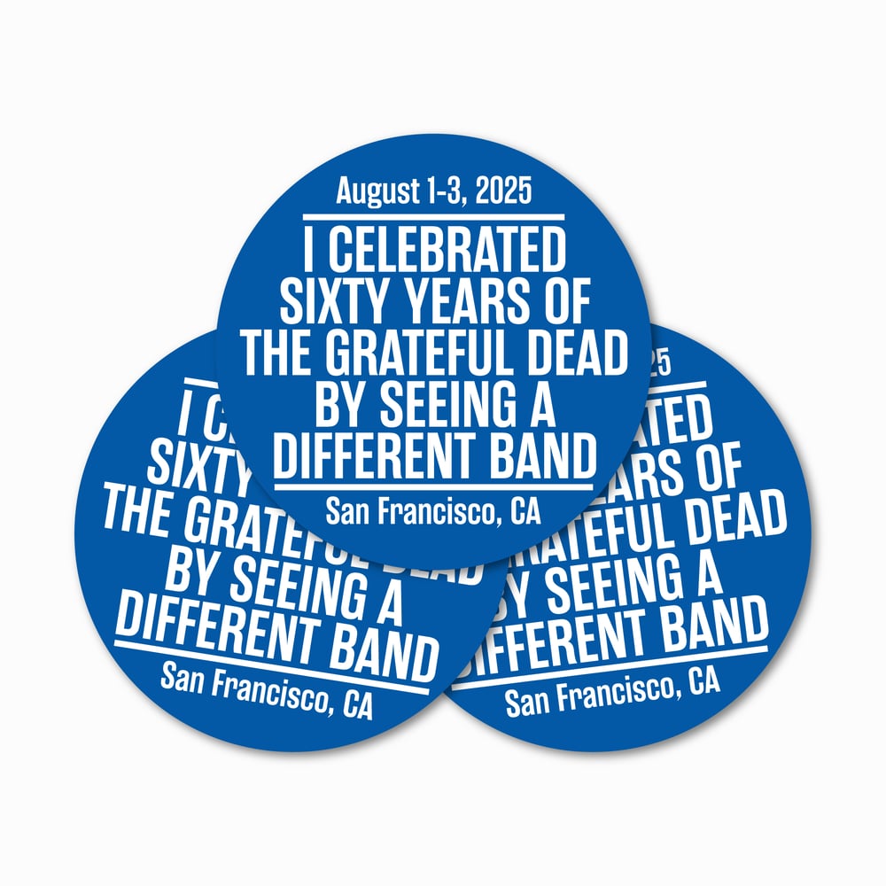 Image of Different Band GD60 sticker (3 pack, ships free)