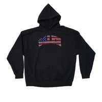 Image 1 of S4LEM RHINESTONE USA HOODIE