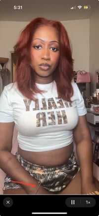 Image 1 of Nadula Hair Reddish Brown Closure Bob Wig 