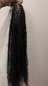 Image 5 of 36” Braided Boho Knotless Unit