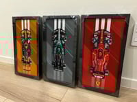 Image 3 of Full Set of 10 Framed F1 Car Posters (2025 Teams – 20x40cm)