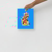 Image 4 of Witnessing the Transformation of Apatheia (Blue Edit)  - 8x10 inch - Matte Giclee Print