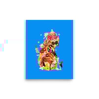 Image 1 of Witnessing the Transformation of Apatheia (Blue Edit)  - 8x10 inch - Matte Giclee Print